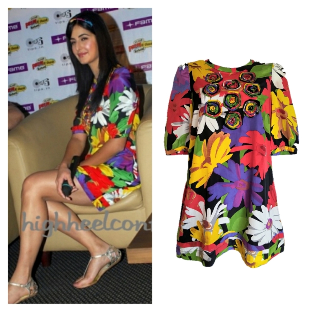 See By Chloe Silk Blend Floral Print Mini Dress